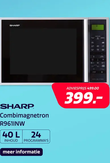 Aanbieding: Sharp R961INW