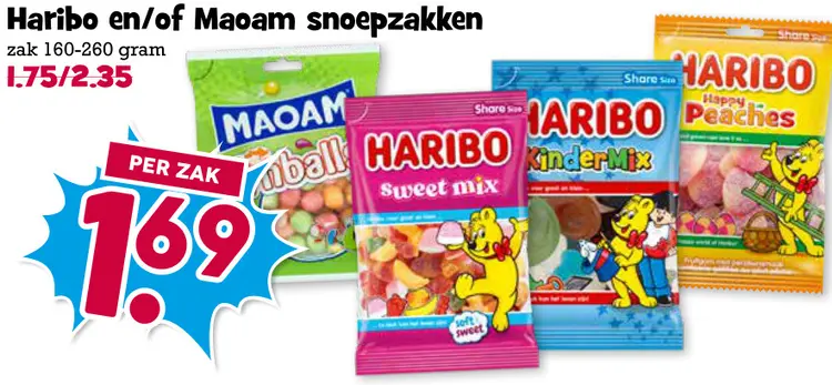 Aanbieding: Snoepzakken