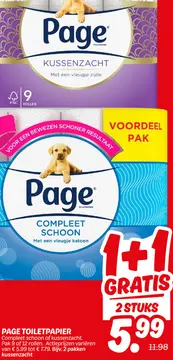 Aanbieding: PAGE TOILETPAPIER