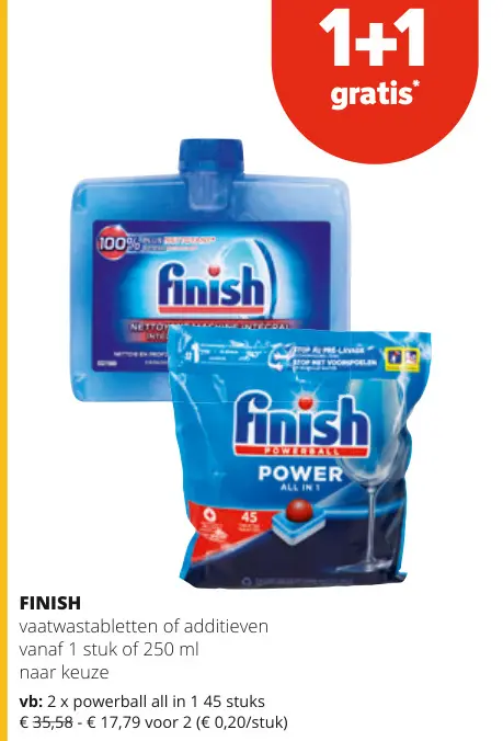 Promotie: vaatwastabletten of additieven