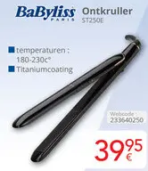 Aanbieding: BaByliss Ontkruller ST250E