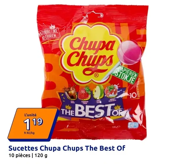 Offre: Sucettes Chupa Chups The Best Of