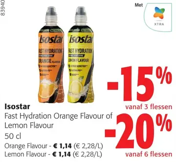 Aanbieding: Isostar Fast Hydration Orange Flavour of Lemon Flavour