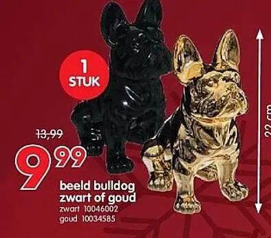 Promotie: beeld bulldog