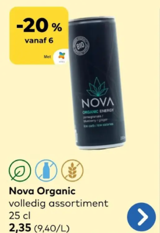 Promotie: Nova Organic