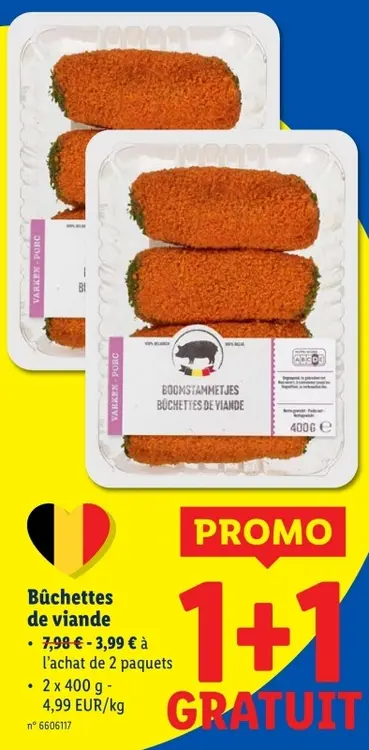 Offre: Bûchettes de viande