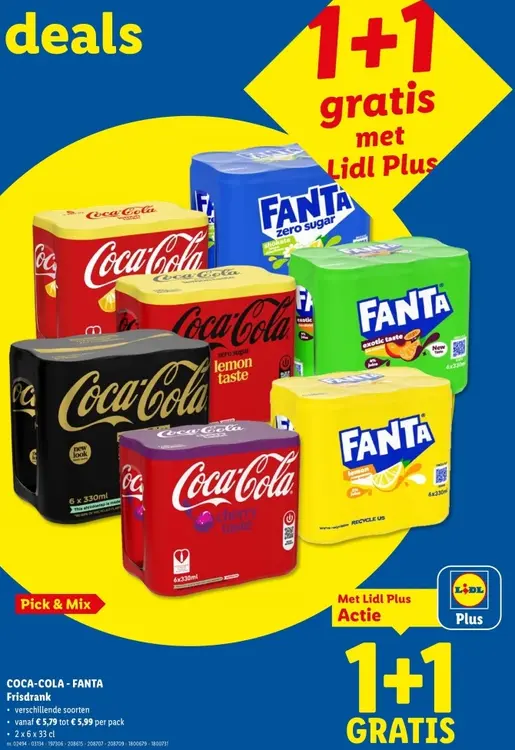 Promotie: Frisdrank