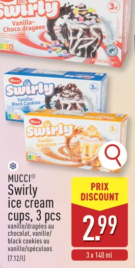 Offre: Swirly ice cream cups