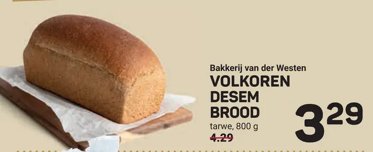 Aanbieding: Volkoren desem brood