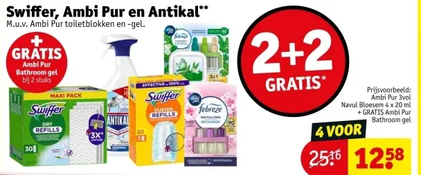 Aanbieding: Swiffer, Ambi Pur en Antikal