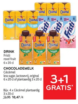 Aanbieding: Fristi Drink of Cécémel Chocolademelk