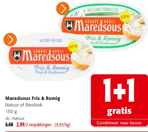 Promotie: Fris & Romig Natuur of Bieslook