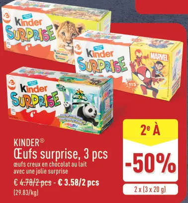 Offre: Œufs surprise