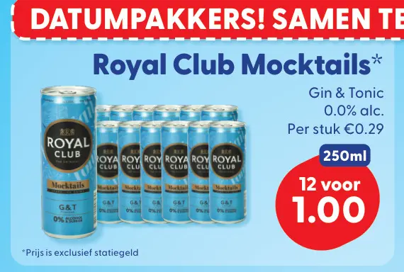 Aanbieding: Mocktails Gin & Tonic