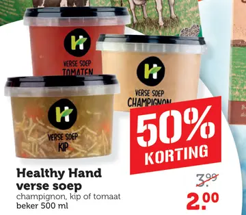 Aanbieding: Healthy Hand verse soep