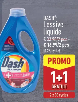 Offre: DASH® Lessive liquide