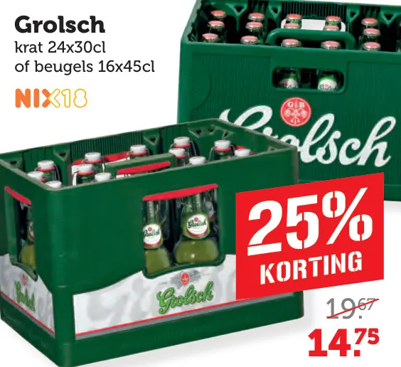Aanbieding: Grolsch