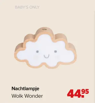 Aanbieding: Nachtlampje Wolk Wonder