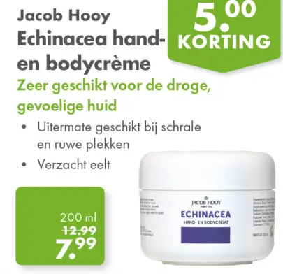 Aanbieding: Echinacea hand- en bodycrème