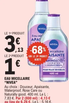 Offre: EAU MICELLAIRE