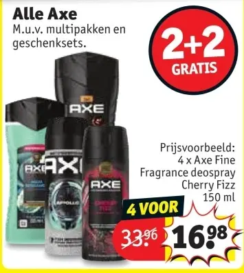 Promotie: Axe Fine Fragrance deospray Cherry Fizz