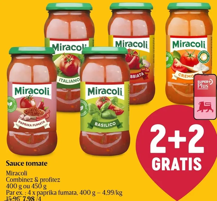 Offre: Sauce tomate