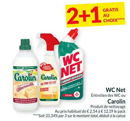 Offre: WC Net Entretien des WC ou Carolin 