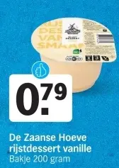 Aanbieding: De Zaanse Hoeve rijstdessert vanille