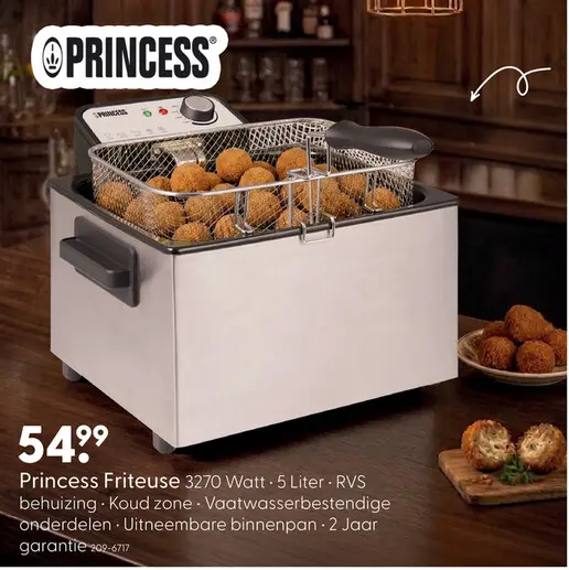 Aanbieding: Princess friteuse 5 liter