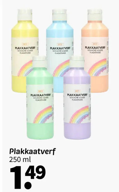 Promotie: Plakkaatverf