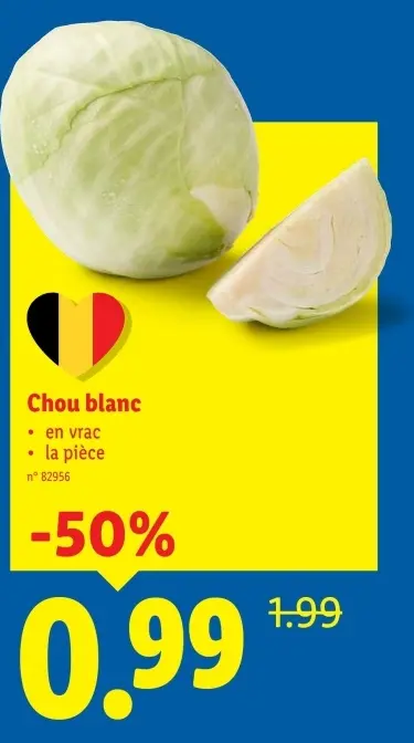 Offre: Chou blanc