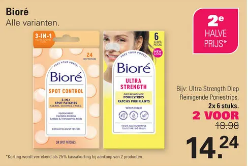 Aanbieding: Ultra Strength Diep Reinigende Poriestrips