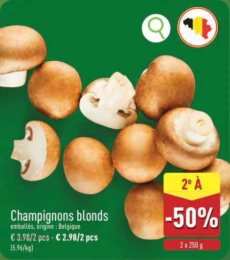Offre: Champignons blonds