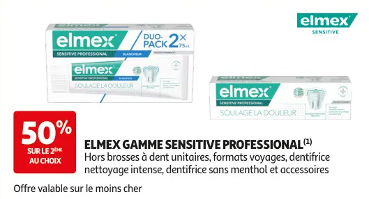 Promotie: Elmex gamme sensitive professional