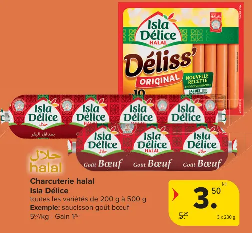 Offre: Charcuterie halal