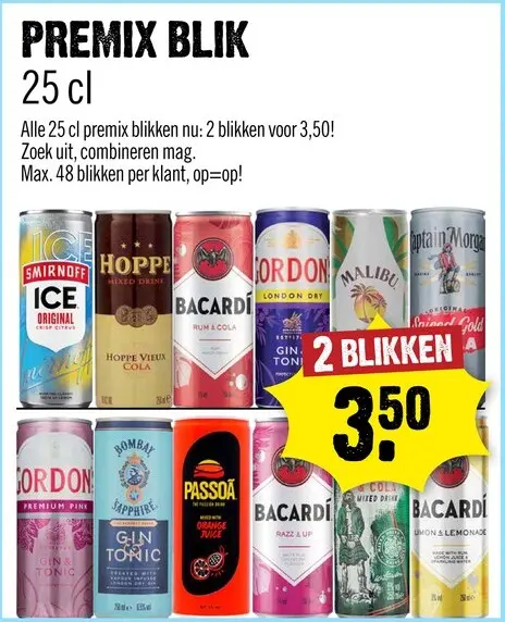 Aanbieding: Premix Blik