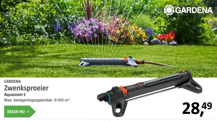 Aanbieding: Zwenksproeier Aquazoom S