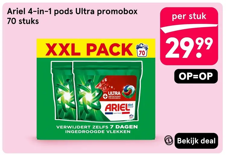 Aanbieding: 4-in-1 pods Ultra promobox