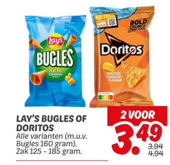 Aanbieding: Bugles of Doritos