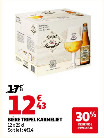 Promotie: Bière Tripel Karmeliet