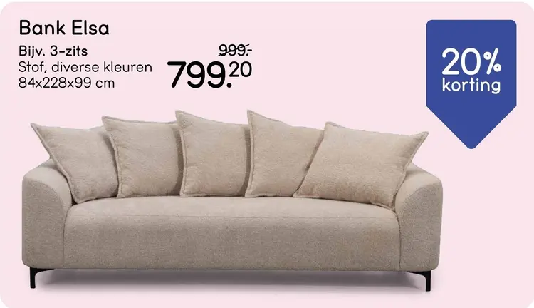 Aanbieding: Bank Elsa