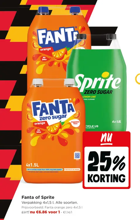 Promotie: Fanta of Sprite