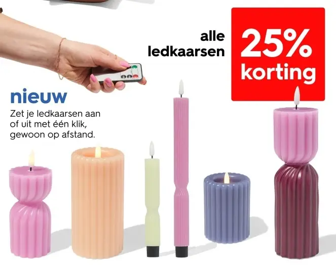 Aanbieding: ledkaarsen