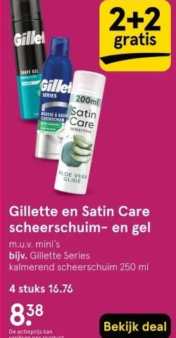 Aanbieding: scheerschuim- en gel
