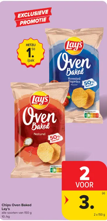 Promotie: Chips Oven Baked