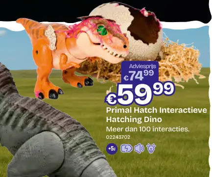 Aanbieding: Primal Hatch Interactieve Hatching Dino