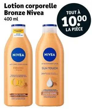 Offre: Lotion corporelle Bronze