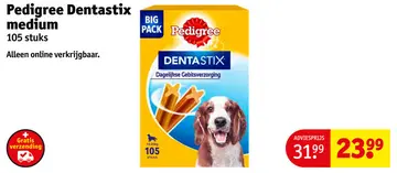 Aanbieding: Pedigree Dentastix medium