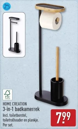 Aanbieding: 3-in-1 badkamerrek