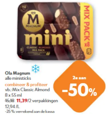 Promotie: Magnum alle ministicks